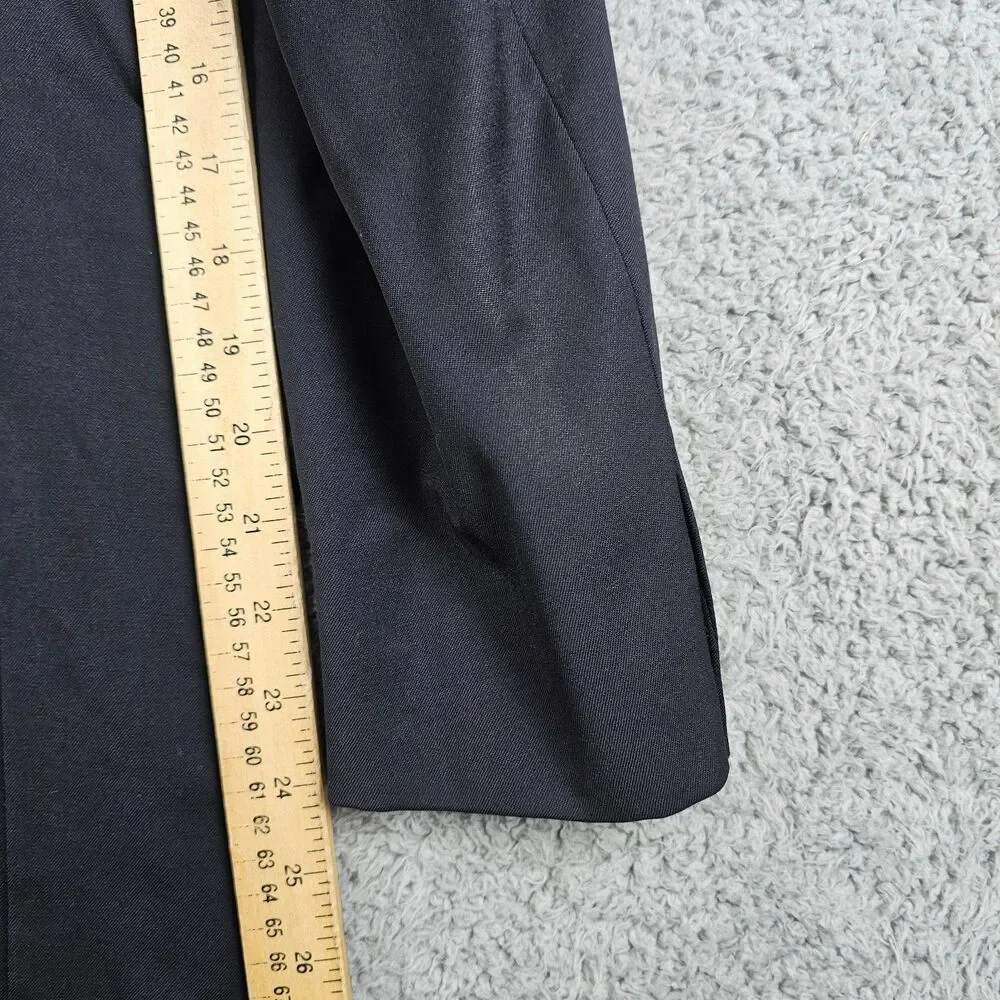 Brooks Brothers Blazer Sport Mens 41R Black Super 110s Wool 2 Button Coat